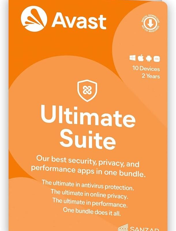 AVAST PROTECTION MULTI DEVICE FOR PCS, ANDROID, MAC WITH 1YEAR